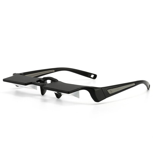 Reading Glasses Mirror Ultra-Light Lazy Refractor Lying Down TV Horizontal Reading Mirror HD Protective Glasses Grey