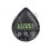 Silent Non-Ticking Battery Operated Shower Timer, Waterproof Digital Timer, Small Size Cute Timer Black 1