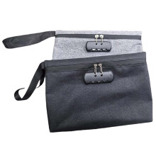 2PCS Smell Proof Stash Bag with Password Lock, Waterproof Travel Storage Organizer Storage Bag