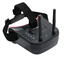 1 Sztuki VR009 5.8g Model Samolot Stałopłatowy Przechodzący Ochrona Oczu Okulary Wideo 40CH3 Cal 480X320 FPV Maska Oczna