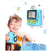 Children 1080P HD Digital Camera Toys Instant Print Thermal Print Camera Instant Print Photo W/H Printing Paper