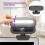 Webcam 2K HD 60 Ips avec Autofocus, Caméra PC USB, Microphone Rotatif, Éclairage D'Appoint Réglable, Caméra de Streaming 8