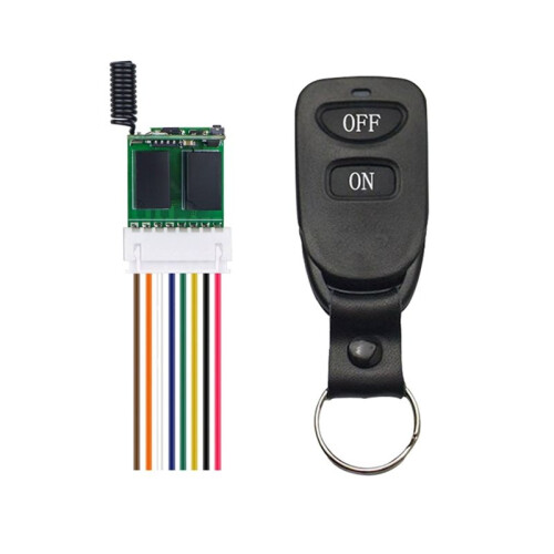 2CH  RC Remote  DC3.7V-12V Wireless  Relay LED Lights Remote Control  for Access Control 315Mhz