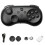 Y04 Wireless Game Controller with Receiver for /PC/PS4 - Hall Effect Joystick 6-Button Layout Arcade Gamepad Black 1