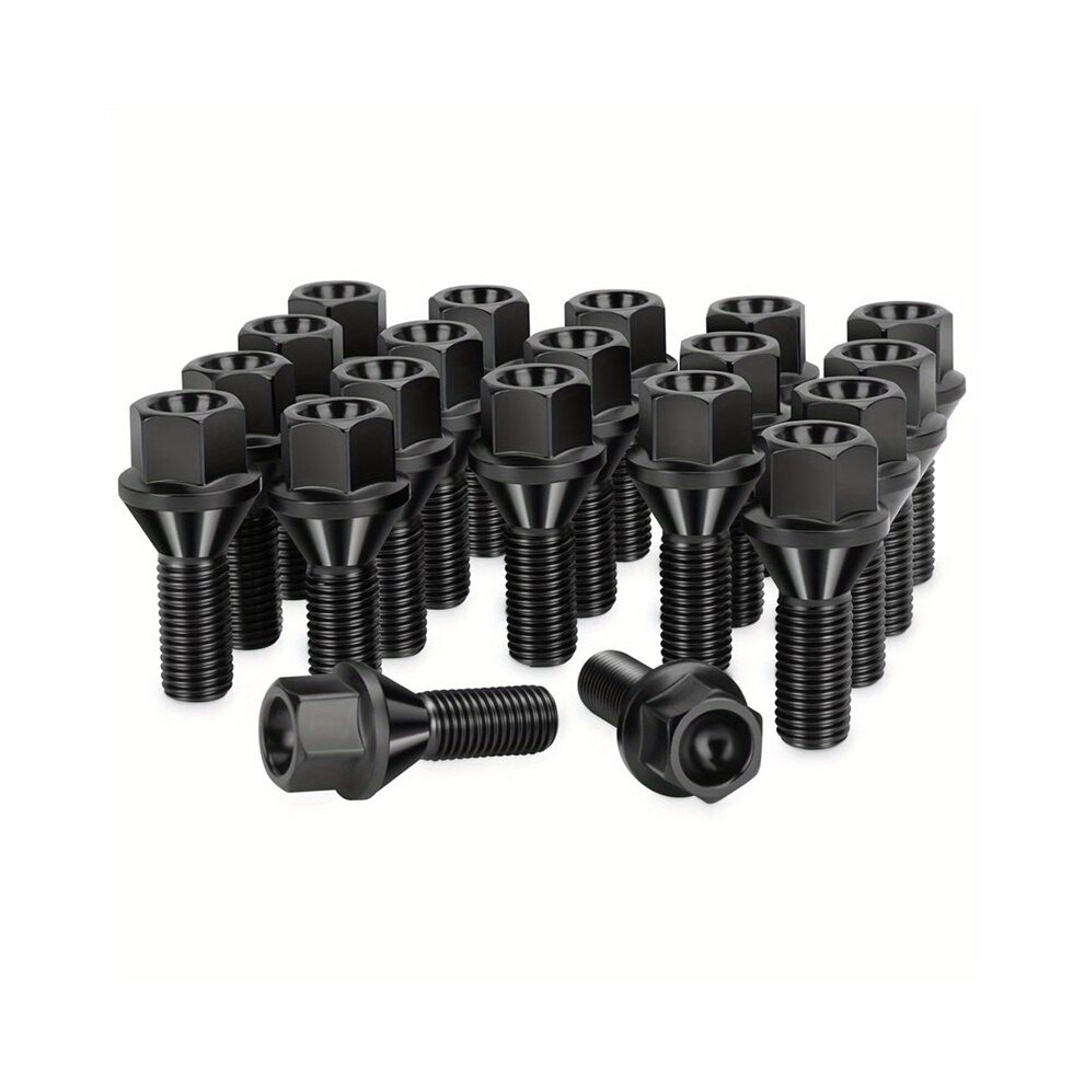 20Pcs 12X1.5 Lug Bolts Wheel Studs For E46 E90 E39 E60 E53, 325I 328I 525I 528I 4713637475542
