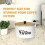 1pc, White Filter Storage Container Basket for Counter, Wooden Crate, Coffee Bar Accesso 2
