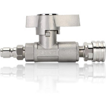 Valve Pressure Washer, 3/8" DN10  Valve, High Pressure  Valve for Power Washer Hose, 5000 PSI
