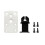 For  A1 Series / H2D Right / H2S Universal Heating Assembly Insulation Block Kit Hotend Heat Mounting Base A 3