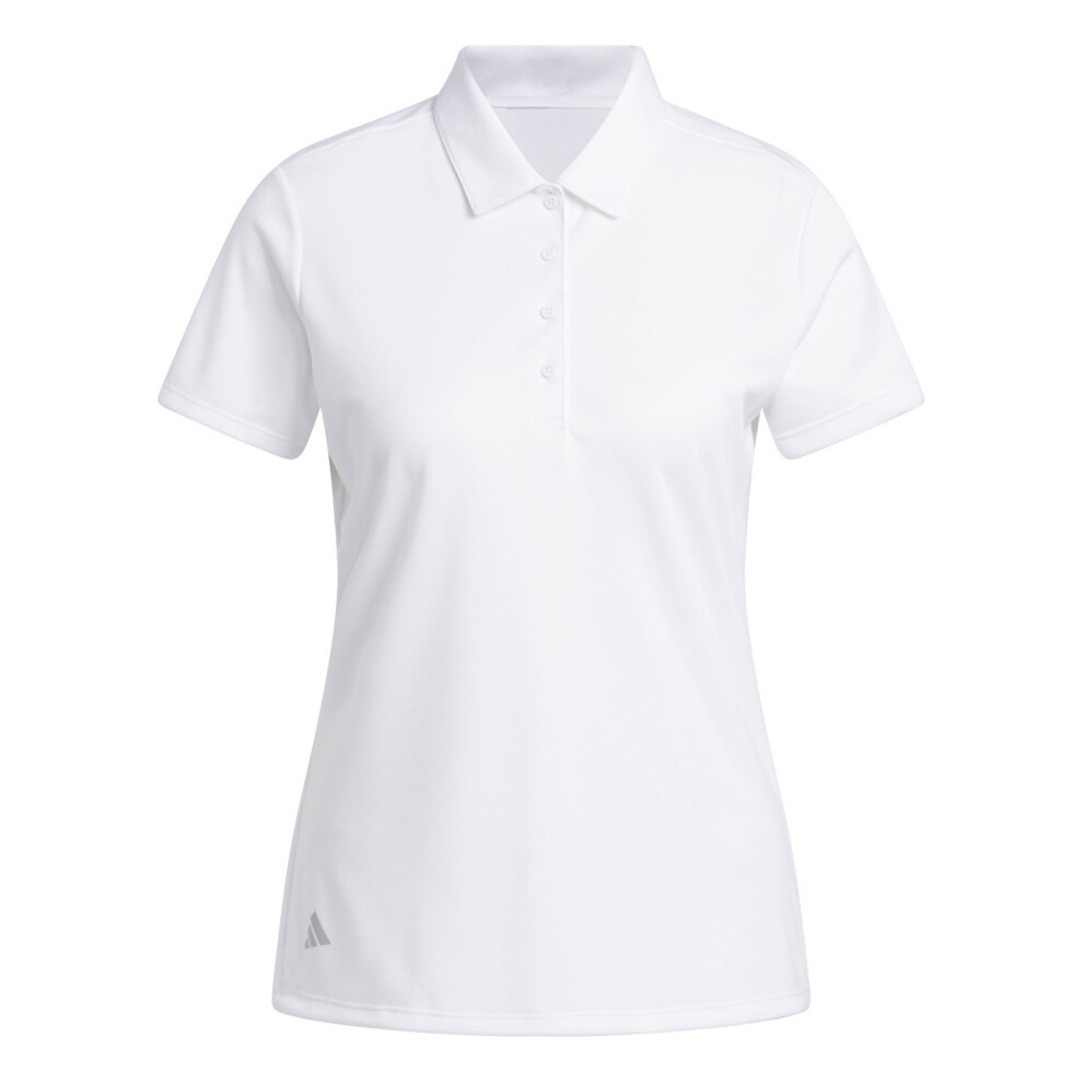 Adidas (12 Uk - 14 Uk, White) Womens/Ladies Performance Polo Shirt