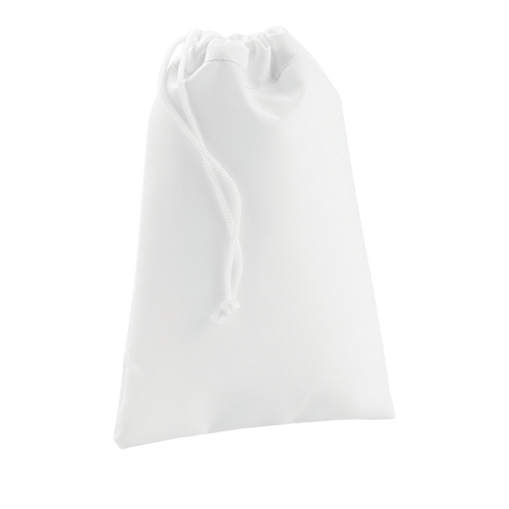 Bagbase (20Cm X 14Cm, White) Sublimated Stuff Bag