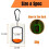 Square Cable Tie Organizer Portable Fluorescent Storage Cable Tie Holder Cable Tie Storage Tool Fluorescent Organize 7
