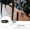 Keychain Stop Watch with LCD Screen Digital Countdown Timer  Portable Electronic Pocket Watch for Keys Running White 6