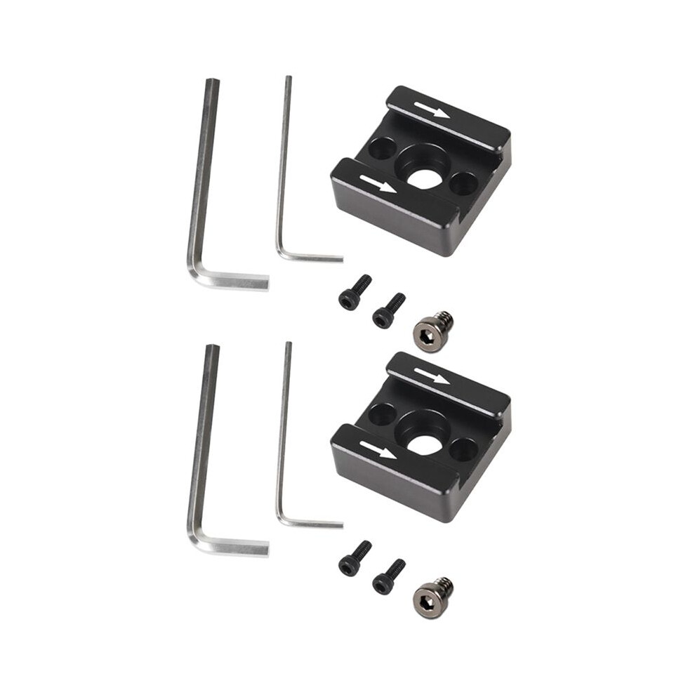 2Set 1/4 Thread Cold Hot Shoe Mount Adapter For Dslr Camera Cage Rig /Flash /Led /Microphone /Monitor Mounting Light 6032762736099