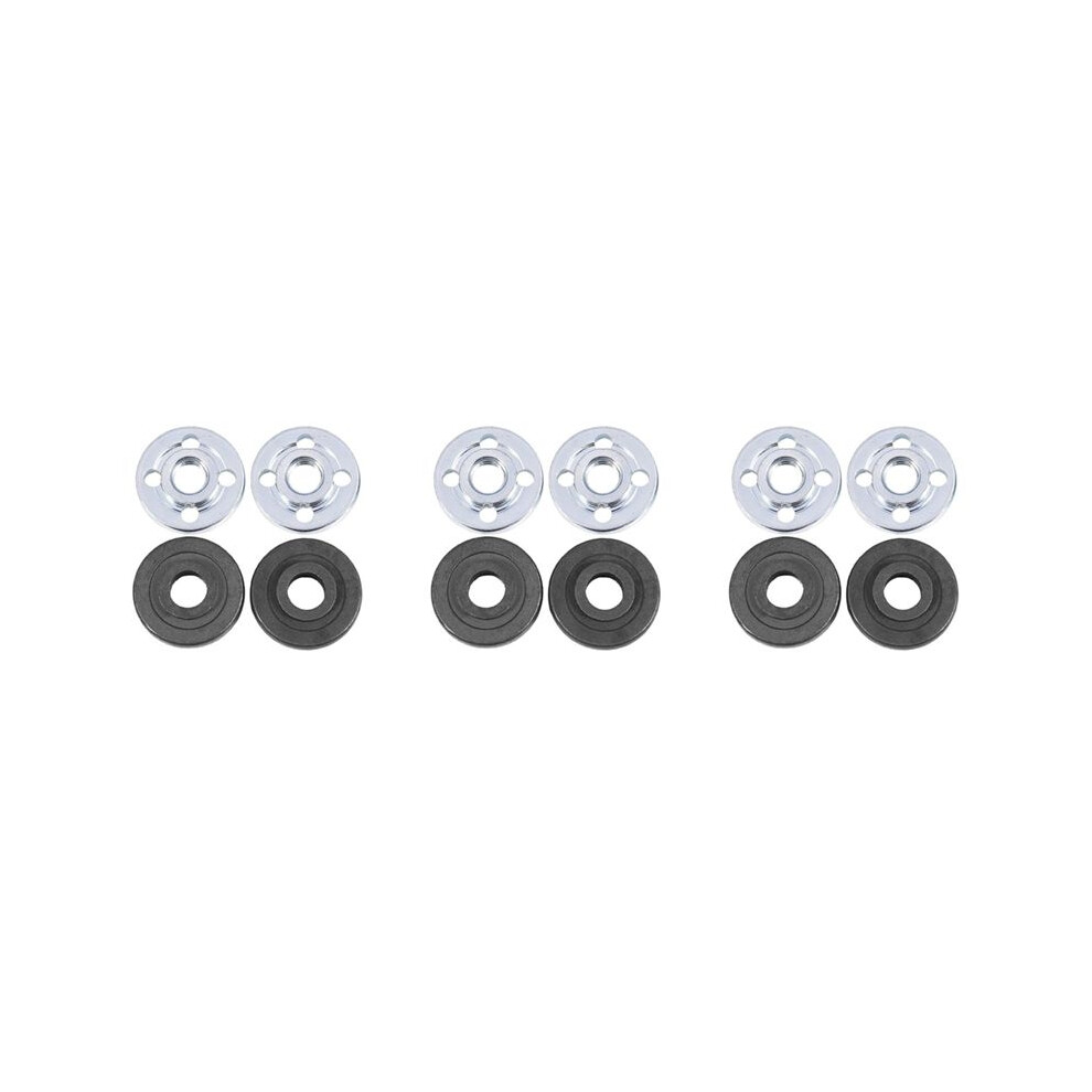6 Pair Angle Grinder Inner Outer Flange Replacement For 9523Nb 4712745992408