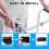 (Black) 2Pack Walker Handle Cushions Walker Grip Covers Pads Walker Padded Hand Grip Covers for Rolling Whee 5