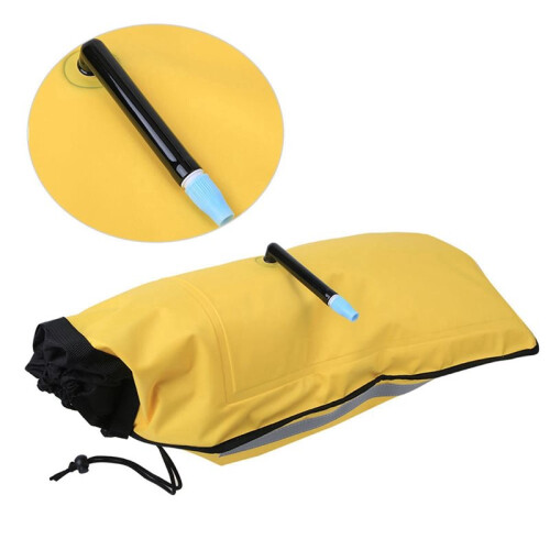 Kayak Paddle Float Nylon Rescue Inflatable Paddle Float Floating Bag for Canoe Kayak Seayak 2