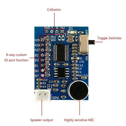 E74E Offline Voice Recognition Module  Home Voice Control Board AI Speech Sensor for DIY Home Automation Projects 2
