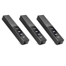 3X 3-In-1 Computerluidsprekers met Microfoon en Hubs USB-Conferentieluidspreker, Pc-Microfoon voor Videoconferentie