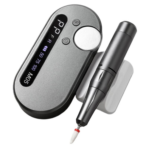 Polisseuse Électrique Portable et Silencieuse pour Manucure, Idéale pour les Salons de Beauté