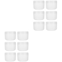 12Stk Wiederverwendbare Reisekosmetik Creme-Dosen Aus Robustem PP