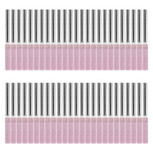 50 Pieces Burr Grinding Stone File,Polishing Grinding Tool Grinding Bits for Chainsaw Sharpener, 0.16 Inch/ 4 mm