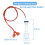 040002396+040001783 Ice Harvest Float  Fits for Ice Machine Liquid Level Float  Water Level Float Sensor 4