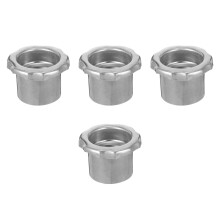 4Sets Metal Drum Bung Caps Precision Pouring Silver Gallon Drum Cover