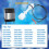 040002396+040001783 Ice Harvest Float  Fits for Ice Machine Liquid Level Float  Water Level Float Sensor 9