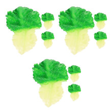 3 Pack Artificial Vegetable Vegetables Simulated Lettuce Leaf Decor