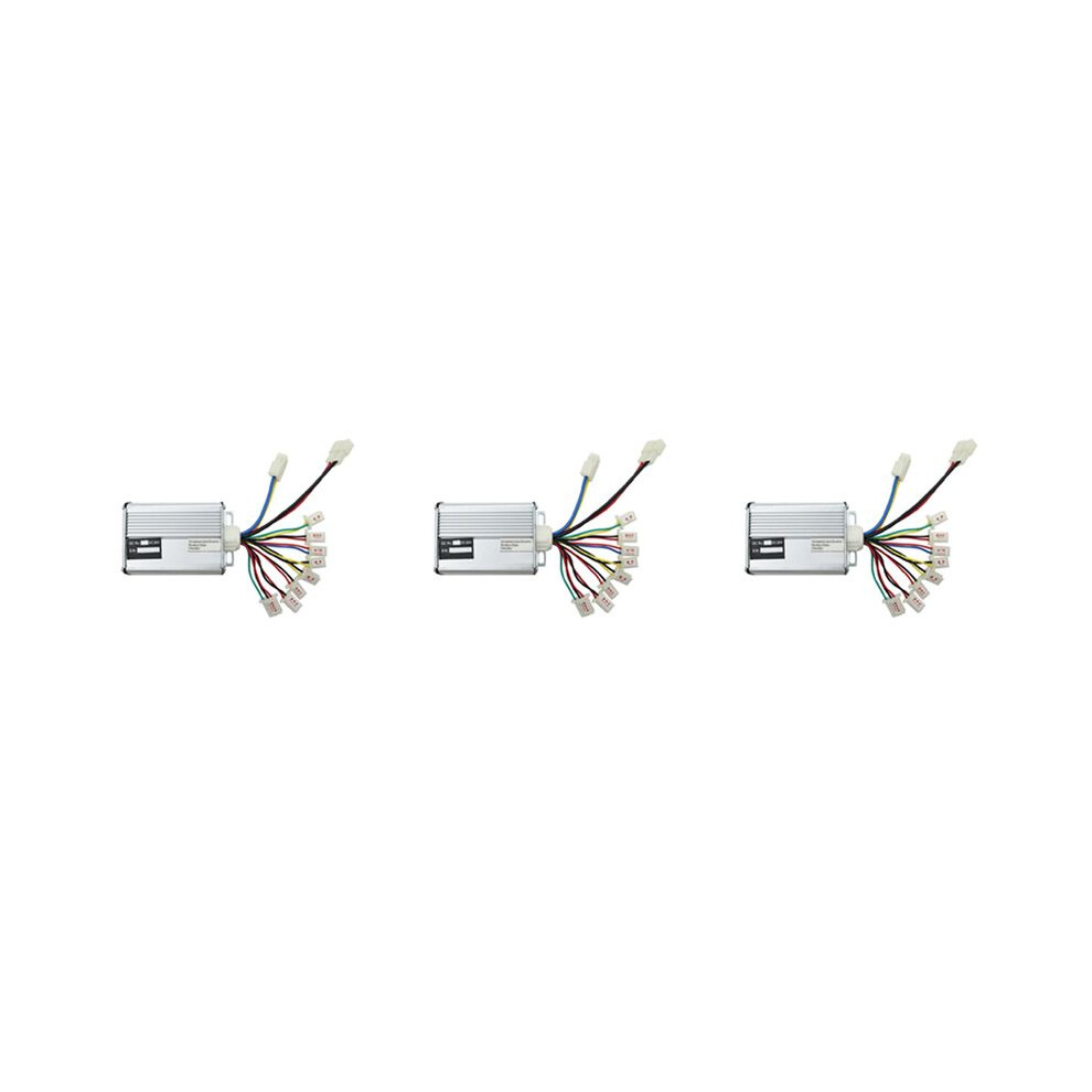 3X 36V 1000W Brushed Controller Electric Bicycle E-Bike Scooter Brush Speed Controller Motor For Electric Scooter Silver 4711967960370