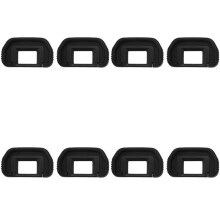 8x Kameraokular ögonmussla 18mm Eb Ersättningssökarskydd för   80D 70D 60D 77D 50D 5D 5D Mark Ii 6D 6D Mark Ii 40D 30D 20D 20da 10D 60da A2
