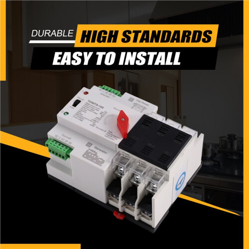 Dual Power Automatic Transfer  3P 100A Household Power Transfer  Manual/Automatic
