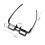 Reading Glasses Mirror Ultra-Light Lazy Refractor Lying Down TV Horizontal Reading Mirror HD Protective Glasses Black 7