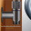 Brass One in Three Out Three-Way Control Washing Machine Gray Faucet Three-Way Triangle Valve  Multifunctional 3