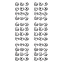 72X Langlebiges Zahnrad Das Hitzebeständiges Zubehör Grill Rahmen Getriebe DIY Teile Automatisch Drehbares Hardware Rad Aluminium
