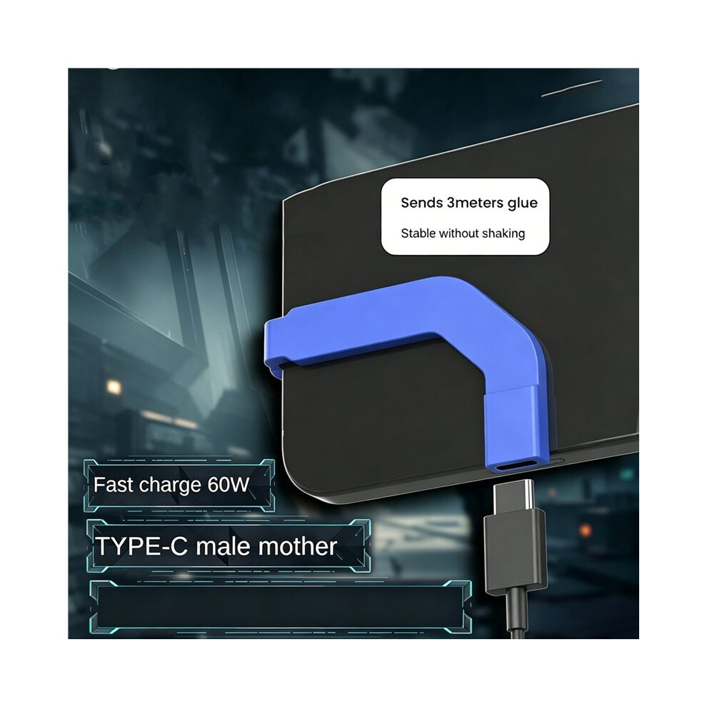 Mobile Type-C Charging Port Adapter Cable Charging Does Not Affect Playing Games 4714081805664