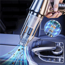 Portable Car Vacuum Cleaner 4-in-1 Wireless Handheld Strong Suction Vacuum for Home and Car Use