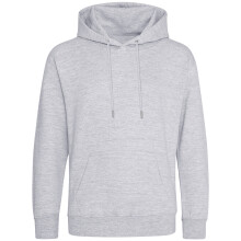 (XS, Heather Grey) Awdis Mens Just Hoods Heather Organic Hoodie