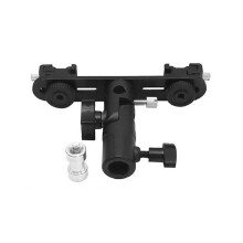 Soporte Doble para Flash con Zapata, Soporte para Flash Speedlight en Forma de T, Soporte Doble para Cámaras para y para , Soporte de Luz