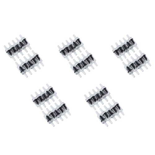 50 Pcs Non-Return One Way Check Valve CO2 Aquarium Fish Tank Air Pump