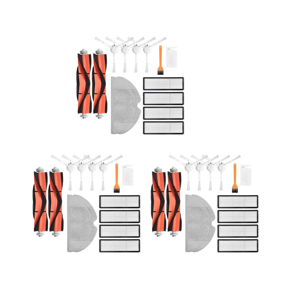 3 Set Main Brushes Filters Side Brush For Mijia 1C Sweeping Mopping Robot Vacuum Cleaner Spare Parts 6031679526342