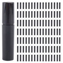 300Pcs / Lot 2Ml Schwarz Plastic Parfüm Sprühflasche Probe Spray Sprayer Zerstäuber Parfüm Flasche