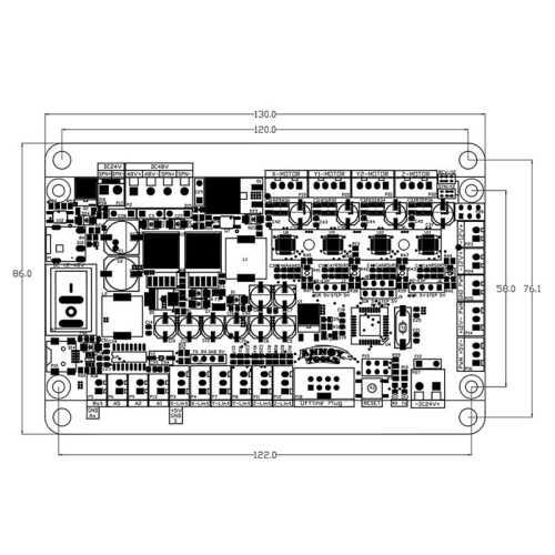 GRBL 3-Axis Control Board for DIY  CNC Engraver, Controller for Laser Engraver with USB Offline Control 2