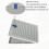 803 Air Ventilation System ABS Cabinet Ventilation Filter White Without Fan Fan Filter Filter Panel 1