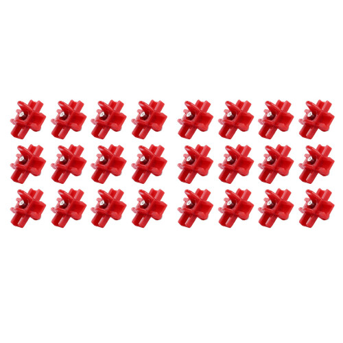 24 Pack - Horizontal Side Mount Automatic Poultry Nipples - Clean Drinker Waterer For Chicken Or Quail 1