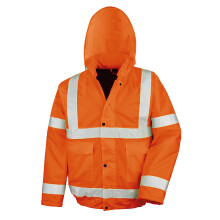 (2XL, Orange) Result Core High-Viz Winter Blouson Jacket (Waterproof & Windproof) (Pack of 2)