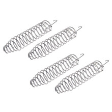 2X Spiral Vogel Häuschen, Hirse Treat Obst Halter für Papageien - Edelstahl