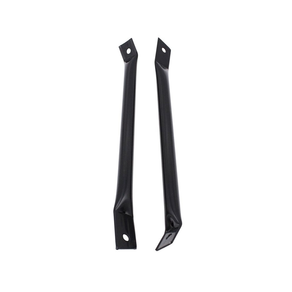 1Pair Radiator Support Bars W/ Bolts For Chevy Camaro Z28 1970-1981 Street Rod 17-3/4 Hood Radiator Bracket Black 4713838451086