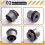 3Pcs Front Differential Bushing & Lower Crossbeam Bushing 25872770 15856421 15856422 for  H3 2006-2010 3
