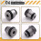 3Pcs Front Differential Bushing & Lower Crossbeam Bushing 25872770 15856421 15856422 for  H3 2006-2010 7
